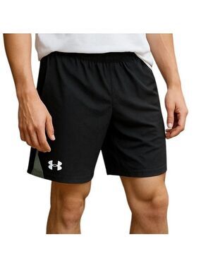 Under Armour Men's UA  Shorts Black Blue Size M